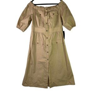Gabriel Union Women's  Tan Dress Size: L